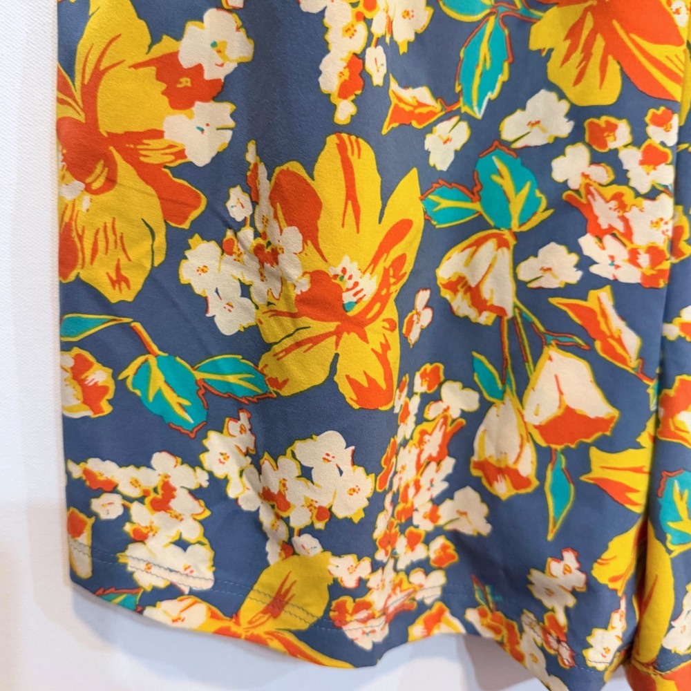 Toad&Co Sunkissed Livvy Romper Pacific Blue Tulip Print Size S UPF50 Gorpcore - Picture 5 of 9